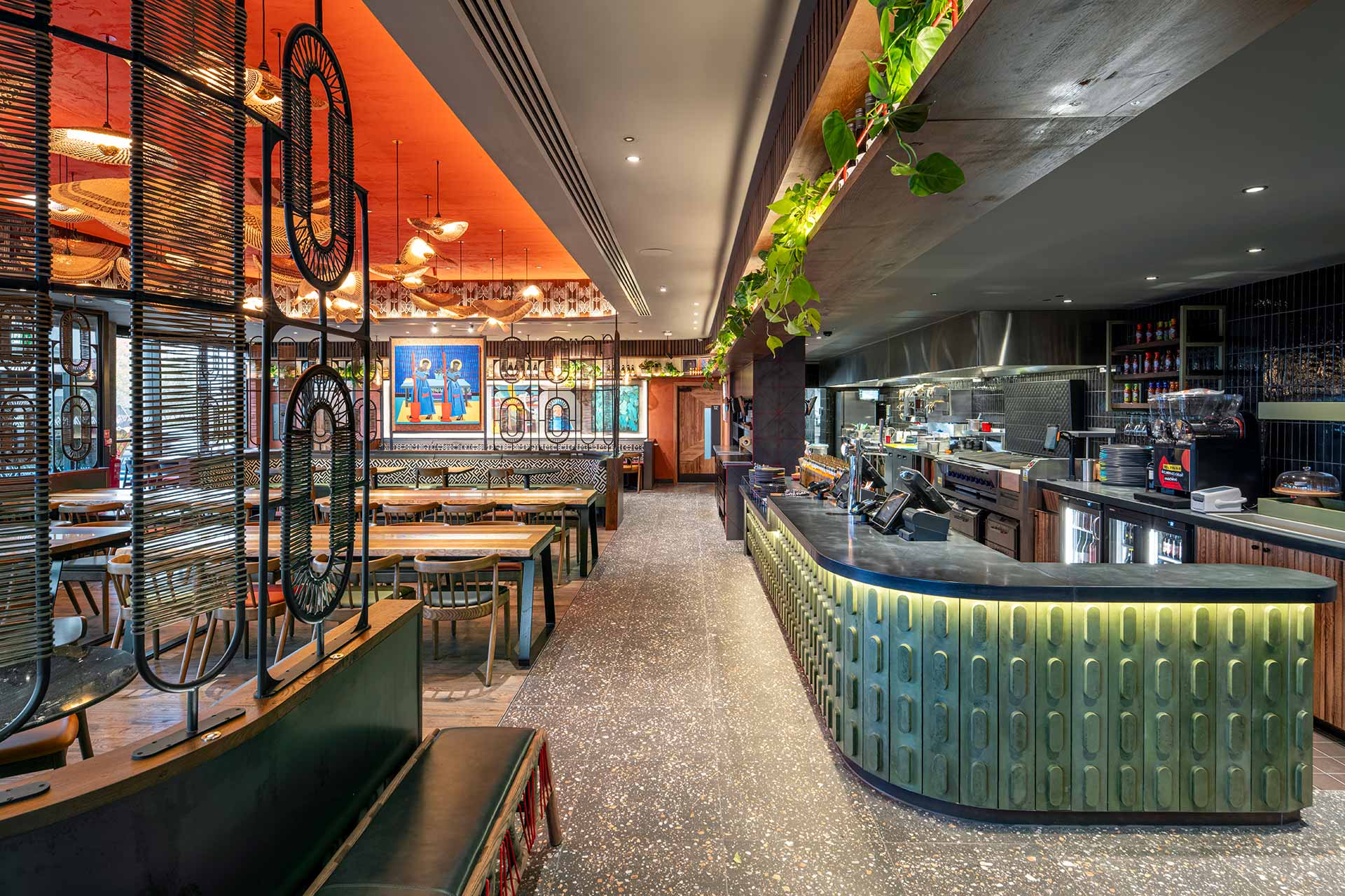 Nando’s Northampton interior design.