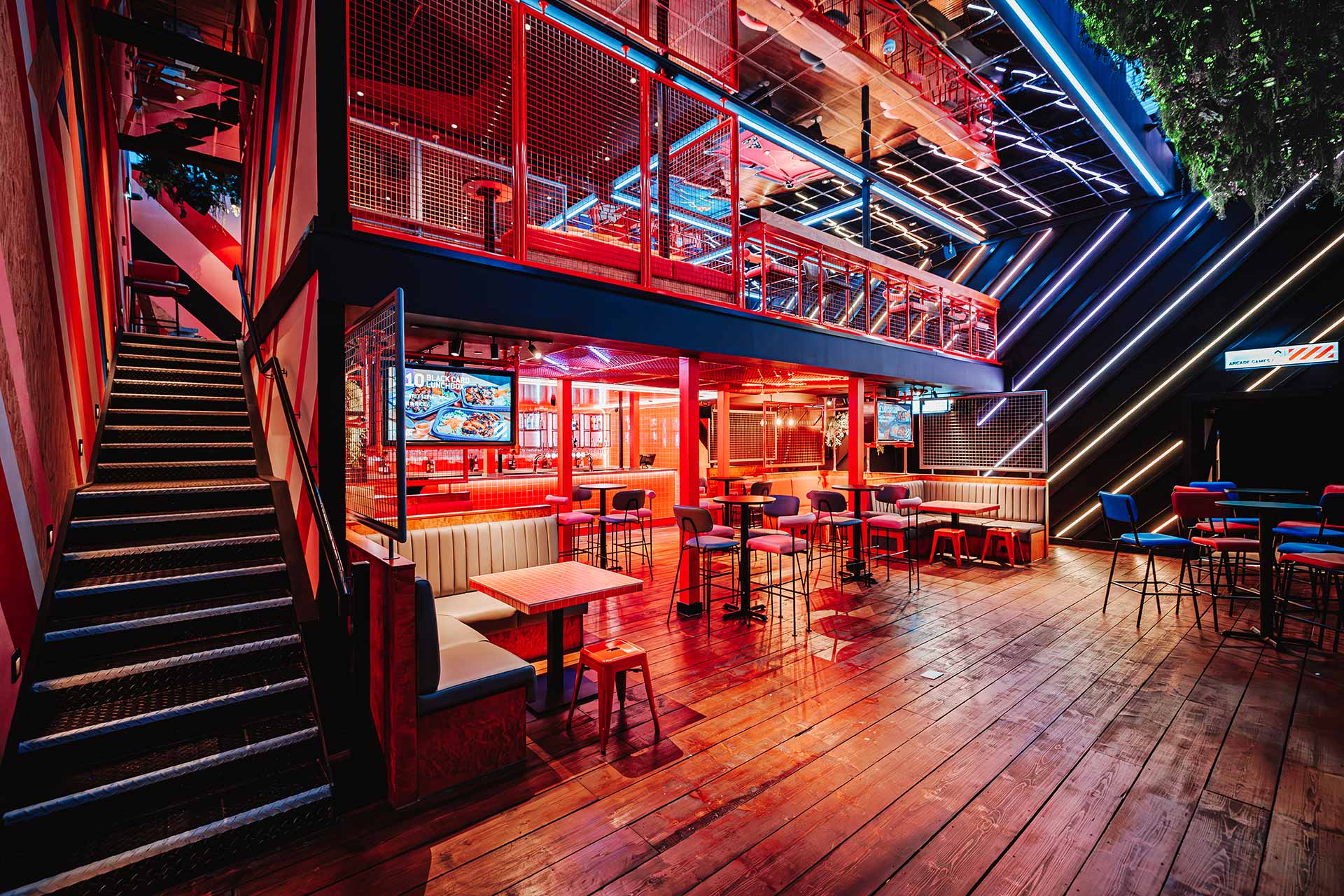 Playbox @ BoxPark interior design.