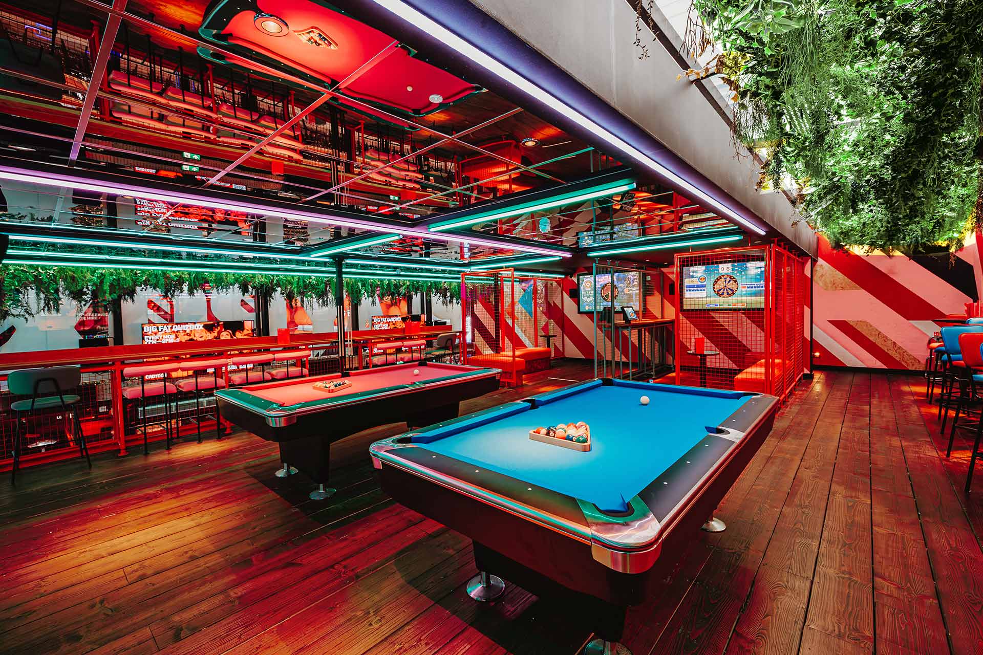 Playbox @ BoxPark interior design.
