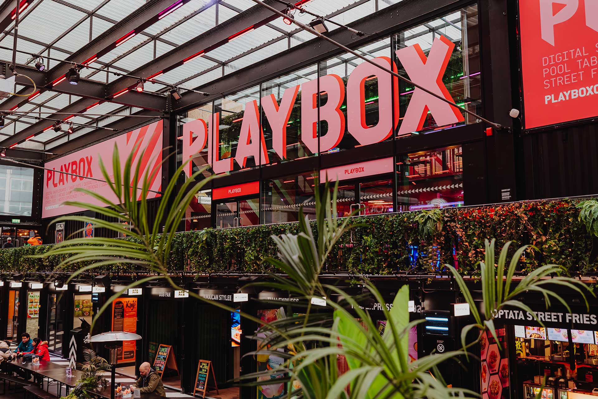 Playbox @ BoxPark interior design.