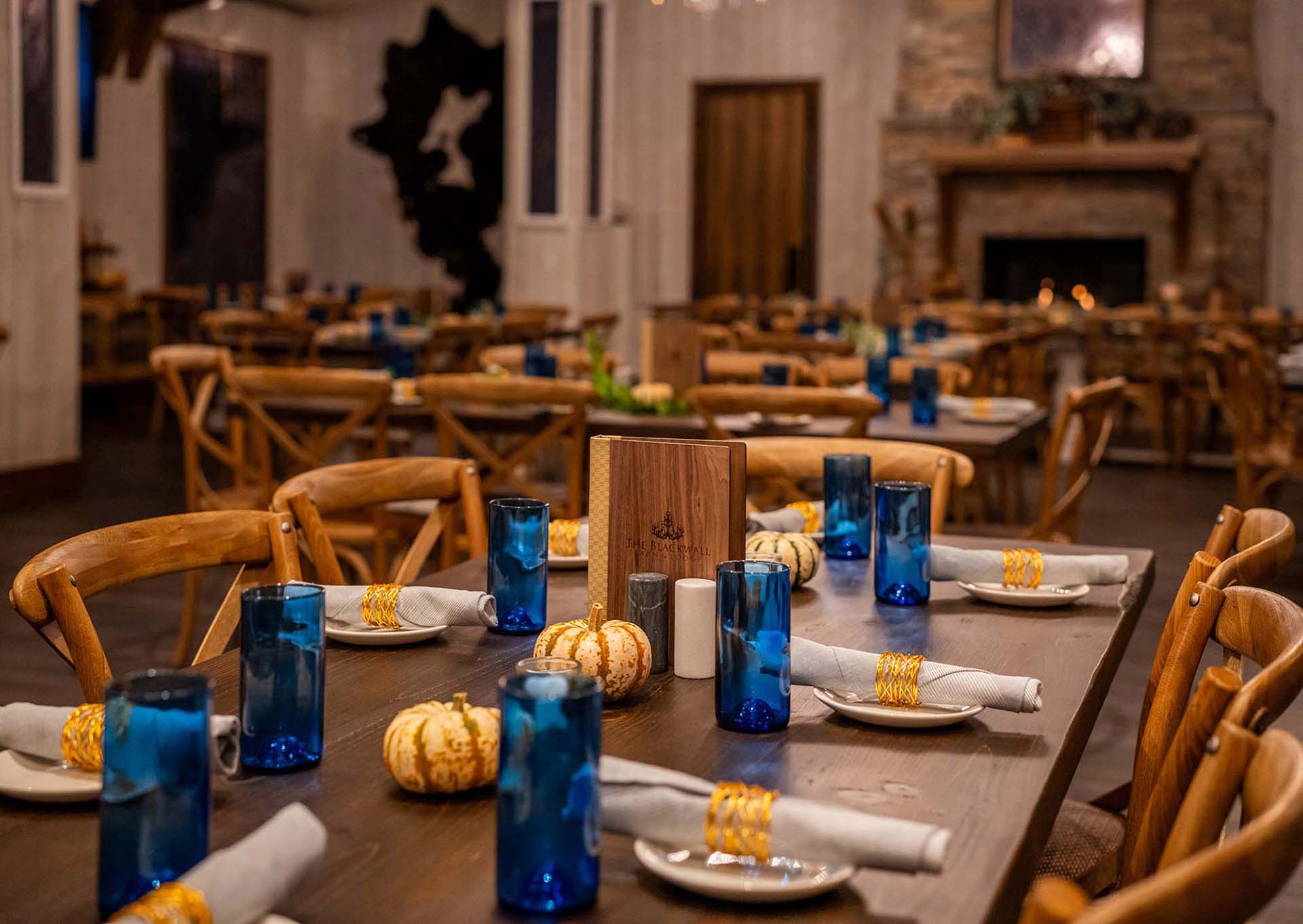 the interior of The Blackwall Barn & Lodge.