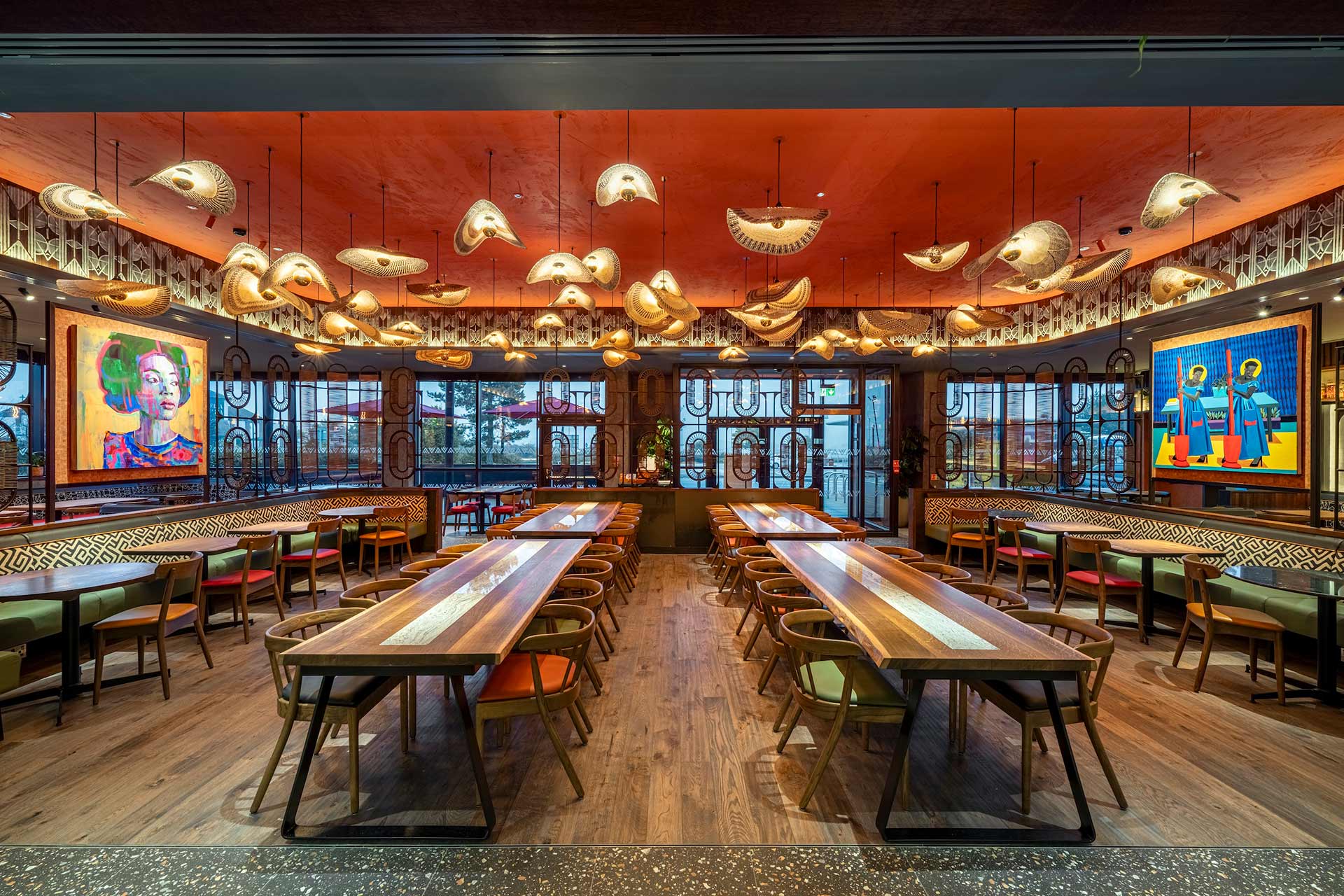 Nando’s Northampton interior design.