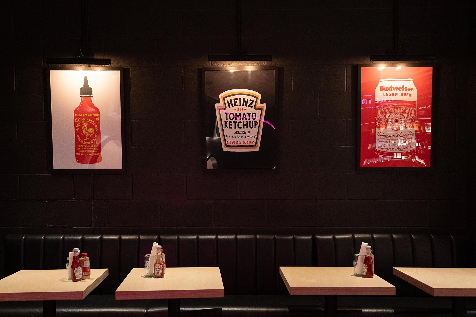 interior of a Black Tap Craft Burgers & Beer restaurant