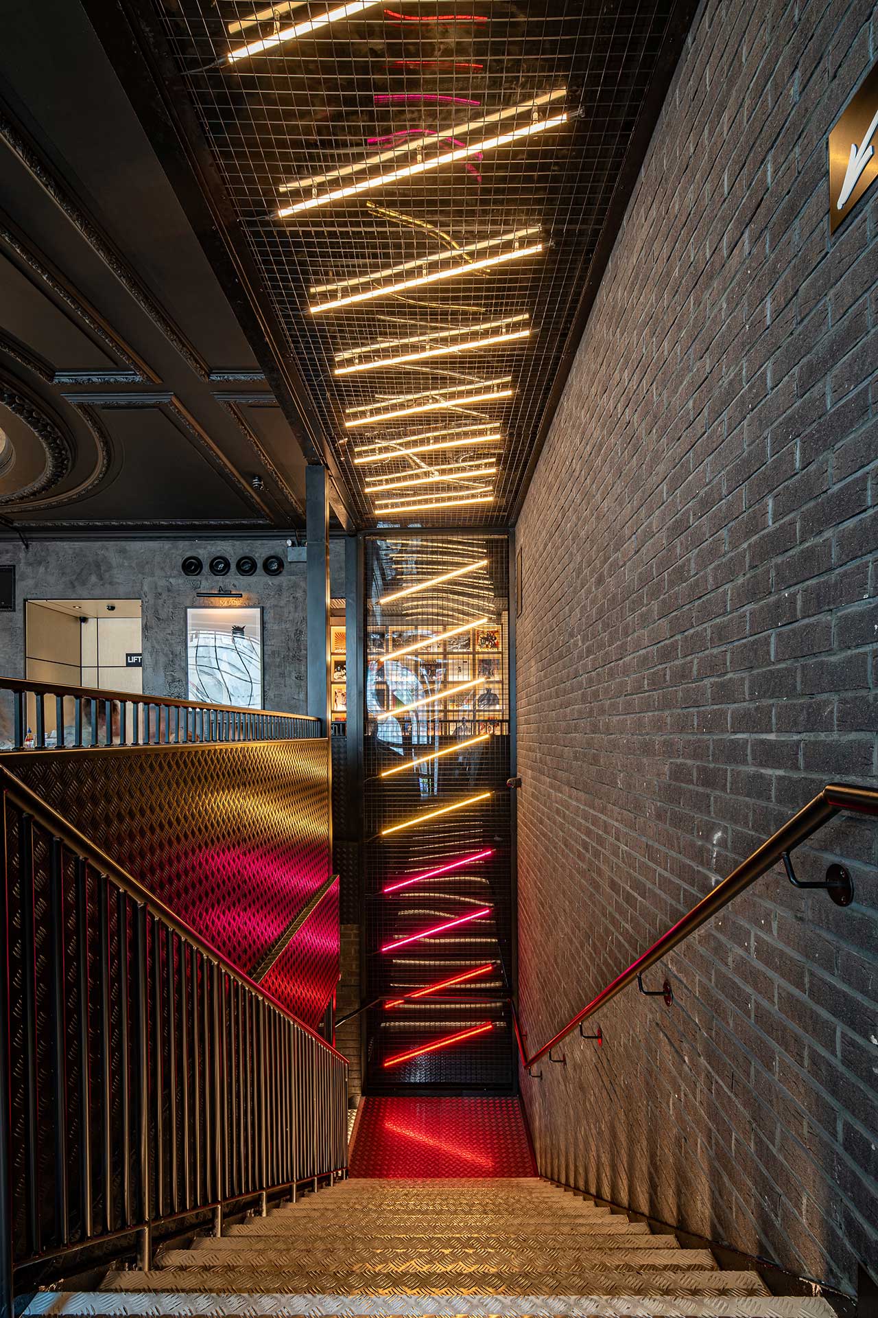 interior of a Black Tap Craft Burgers & Beer restaurant
