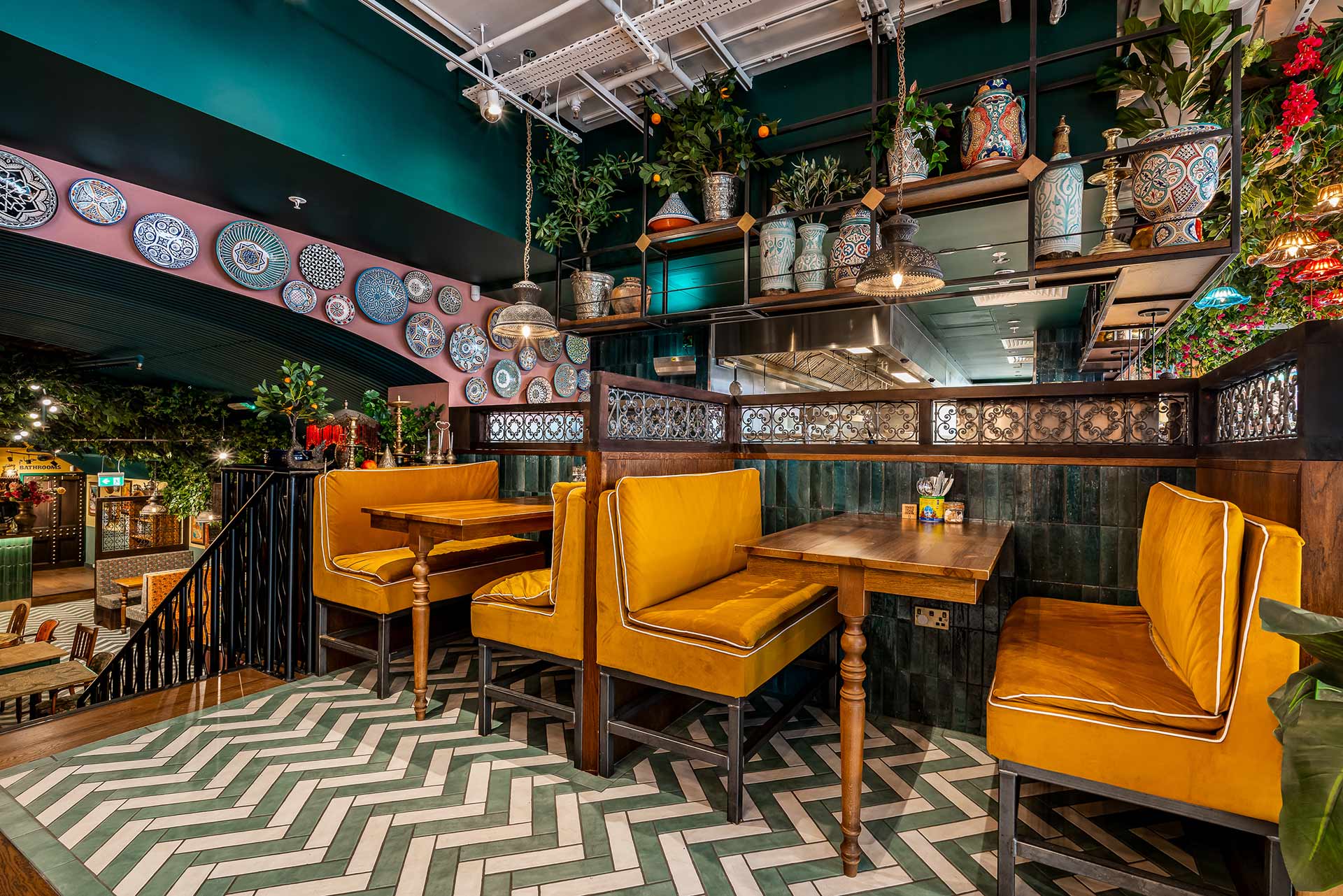 Comptoir Libanais interior design.