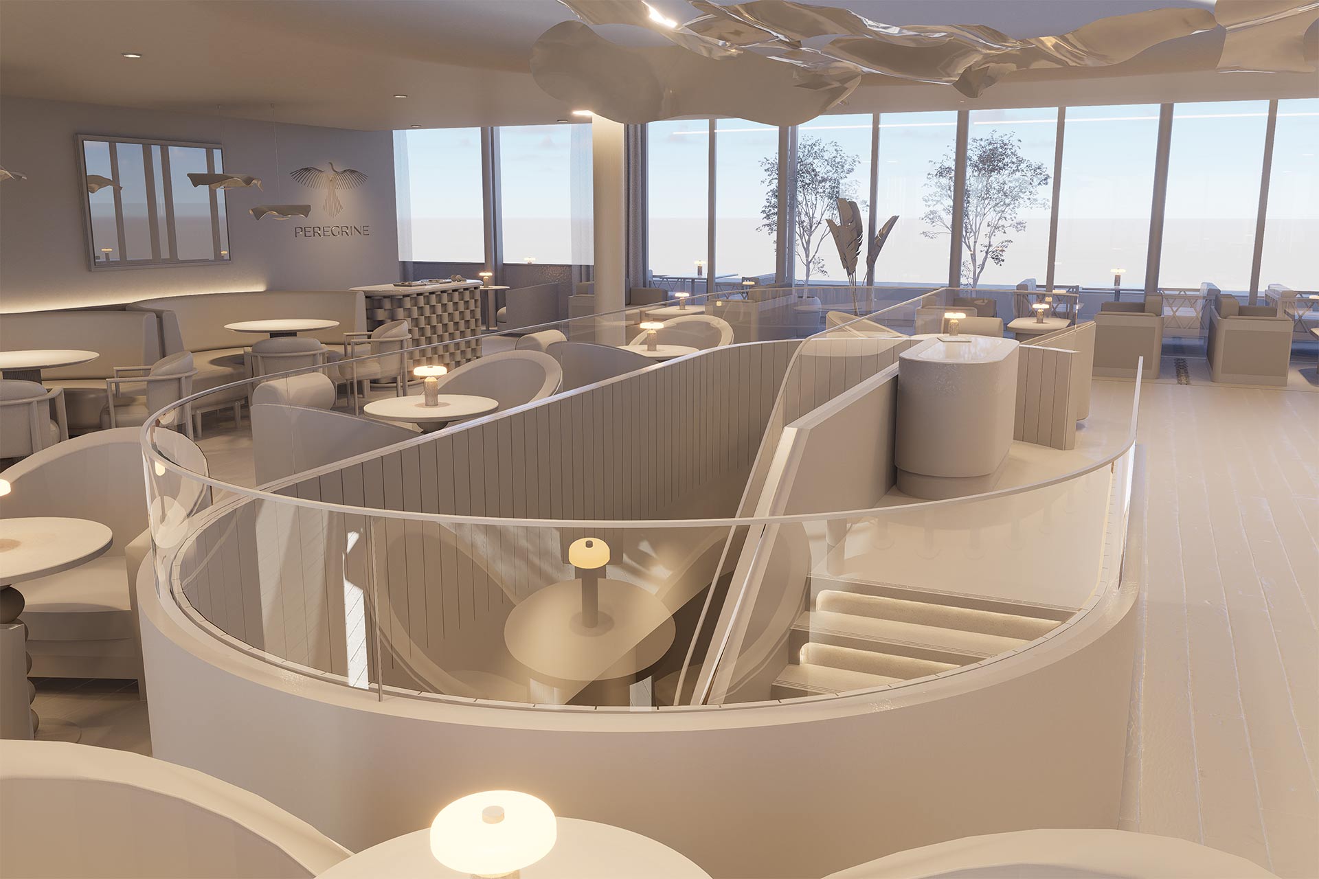 Peregrine interior design.