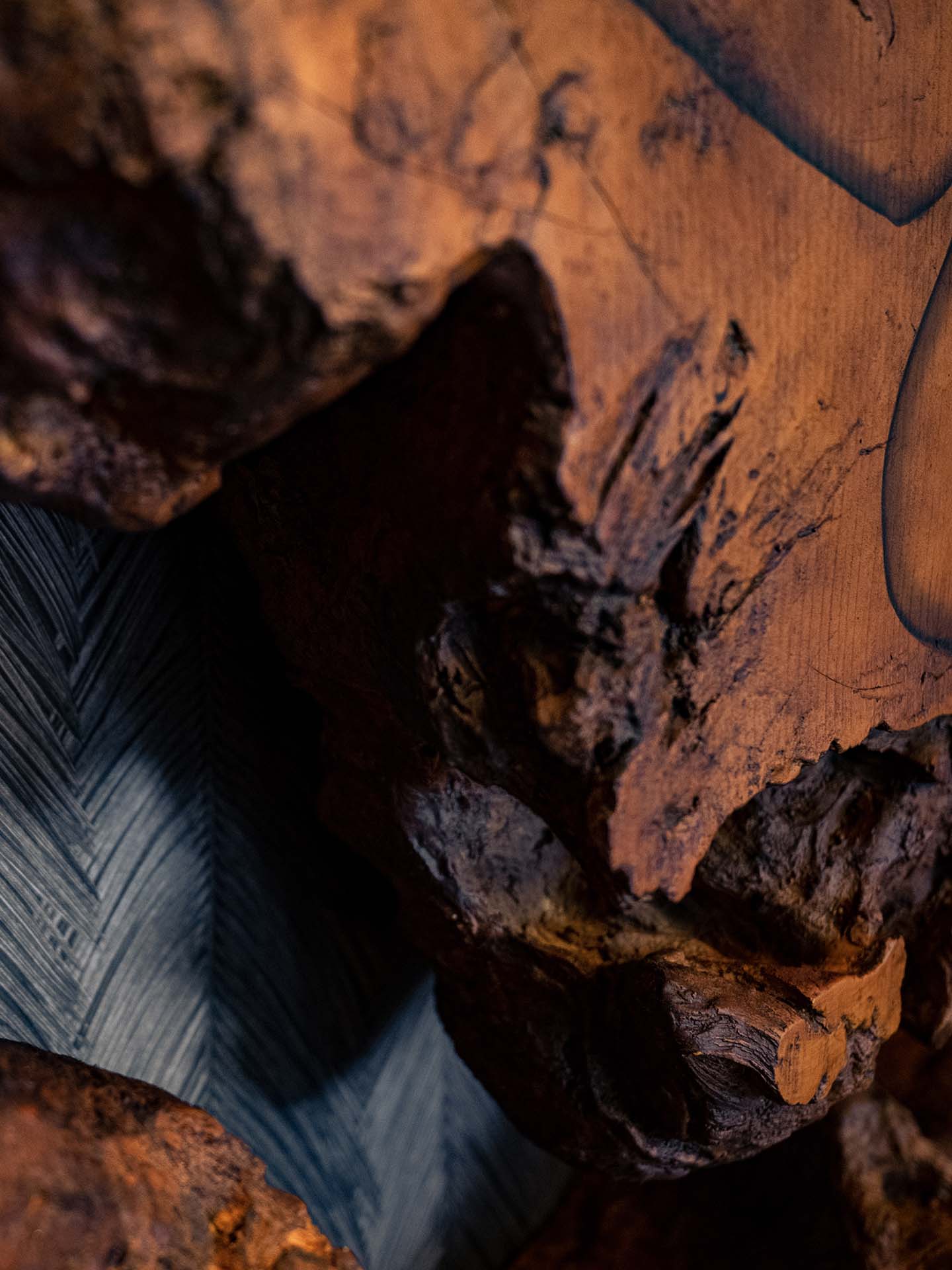 black and brown wood texture.