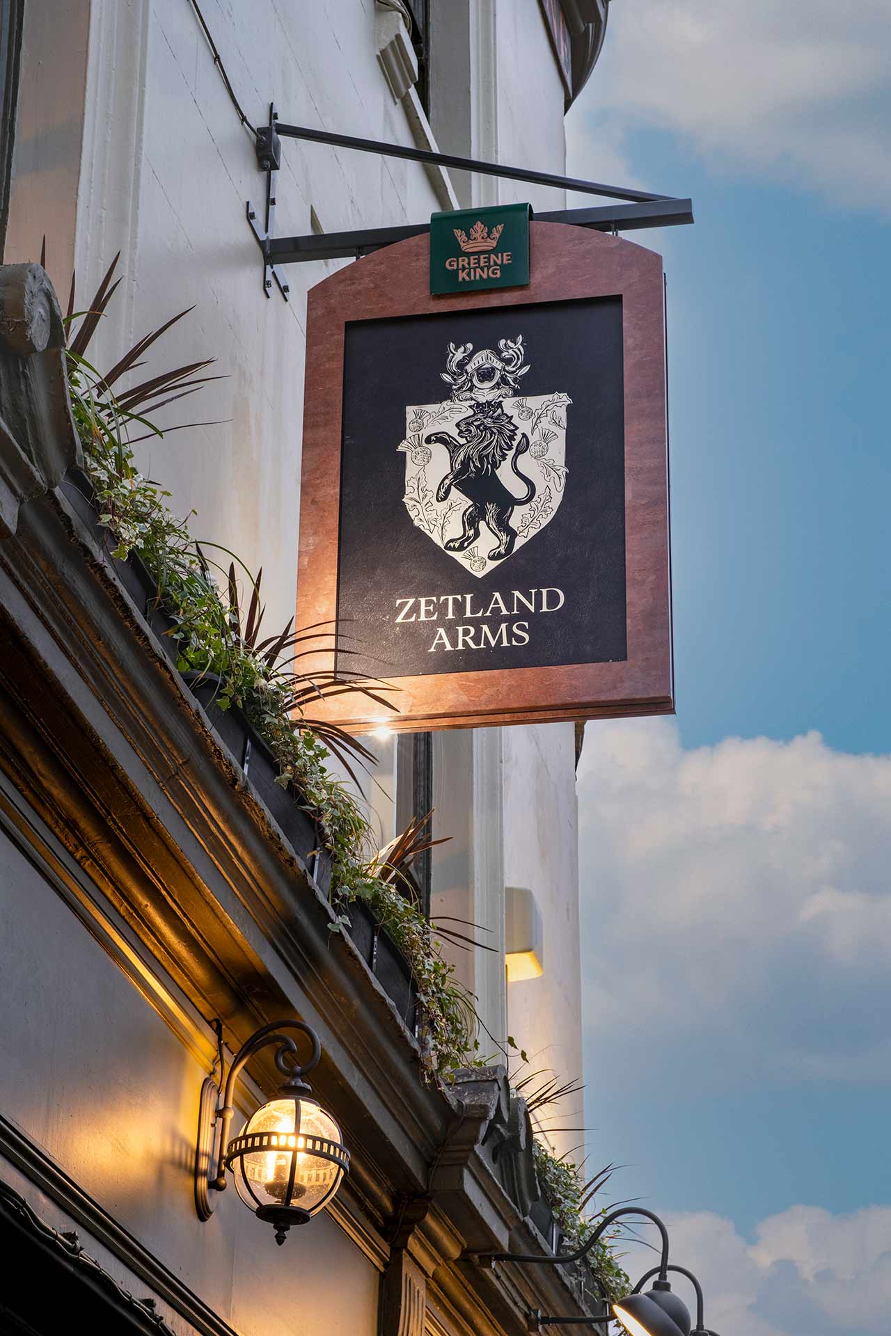 the zetland arms interior design.