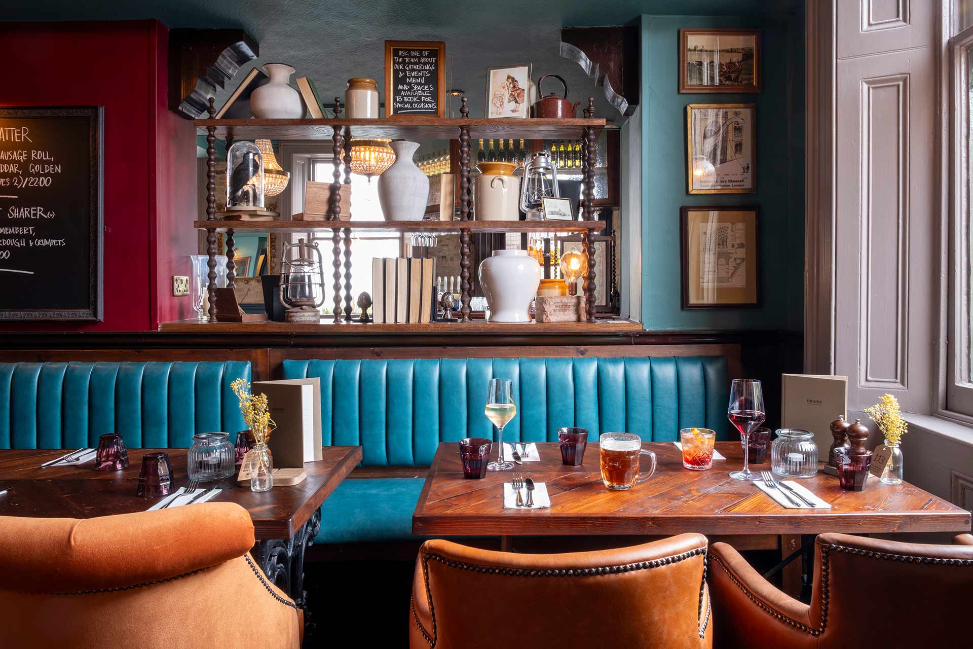 the zetland arms interior design.