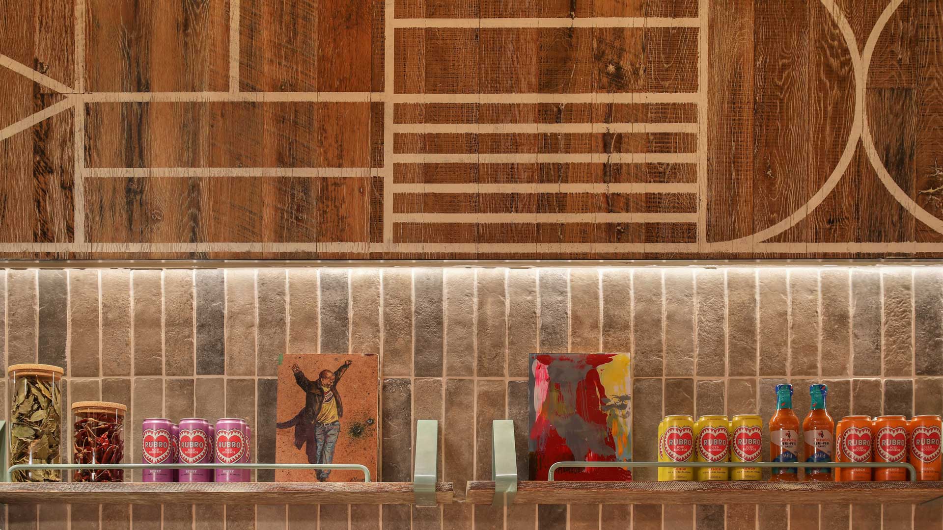 Nandos Woden restaurant interior design.