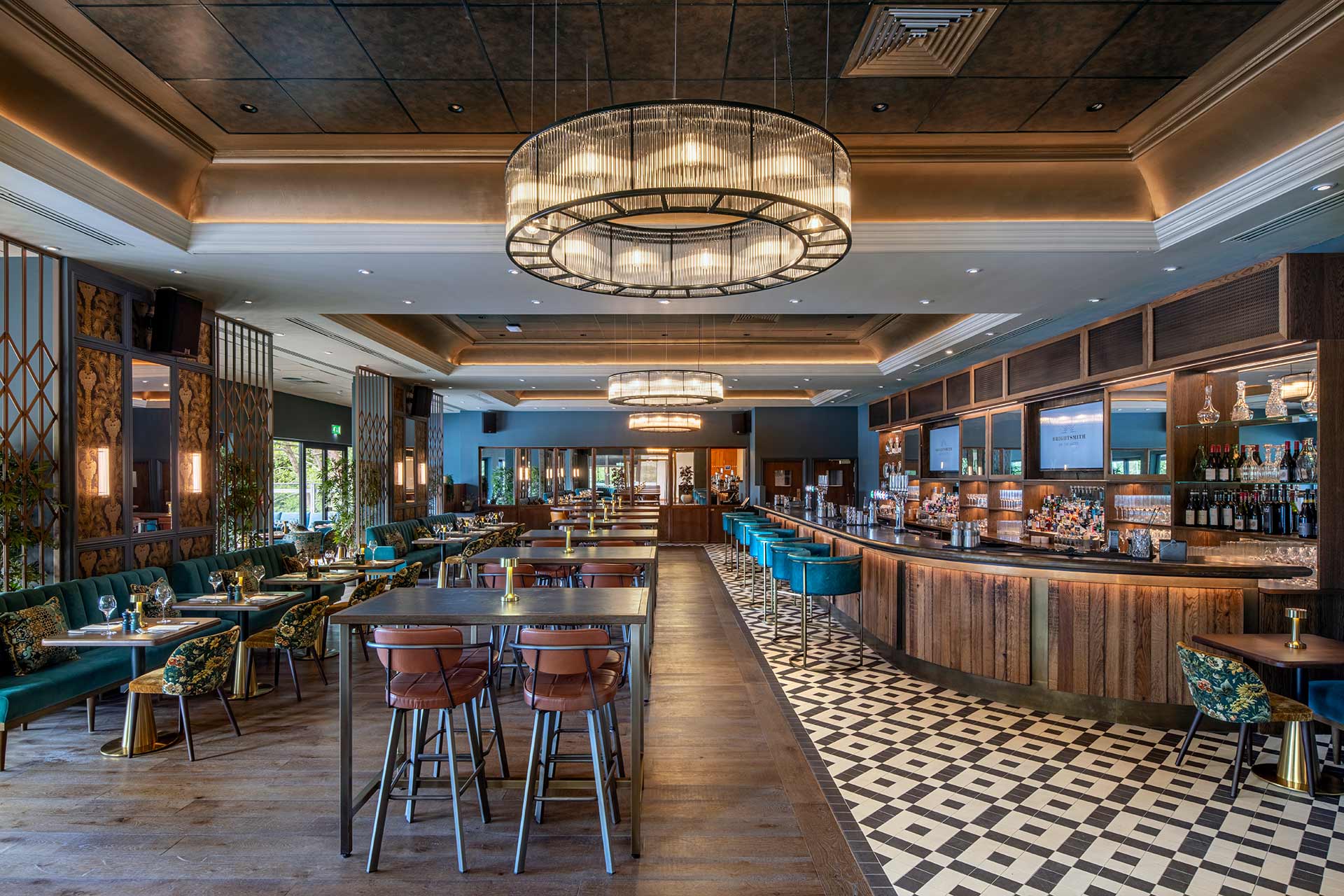Brightsmith on the Water interior design, brand identity and architecture.
