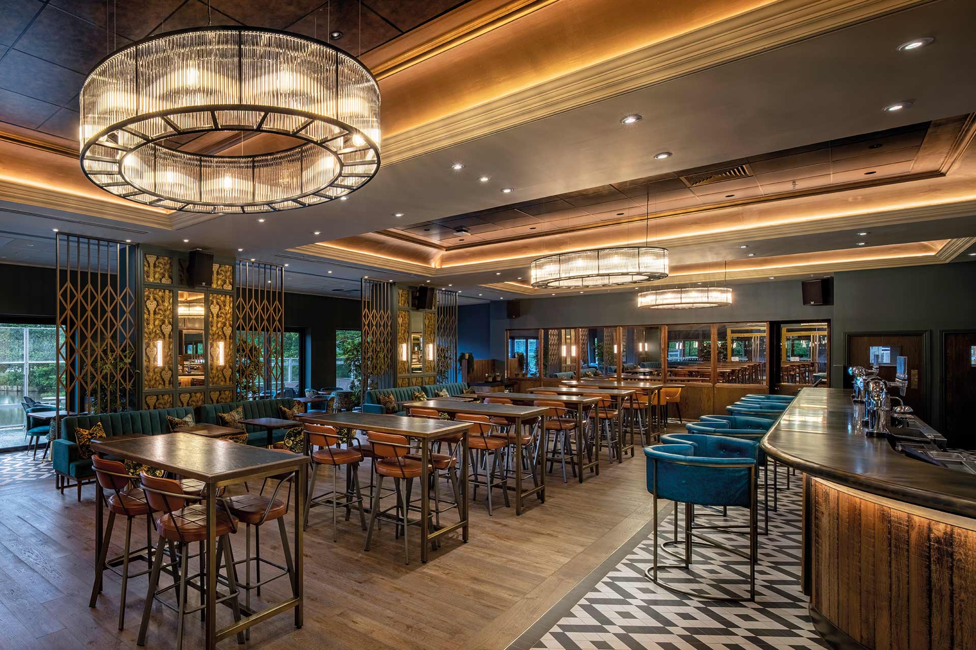 Brightsmith on the Water interior design, brand identity and architecture.