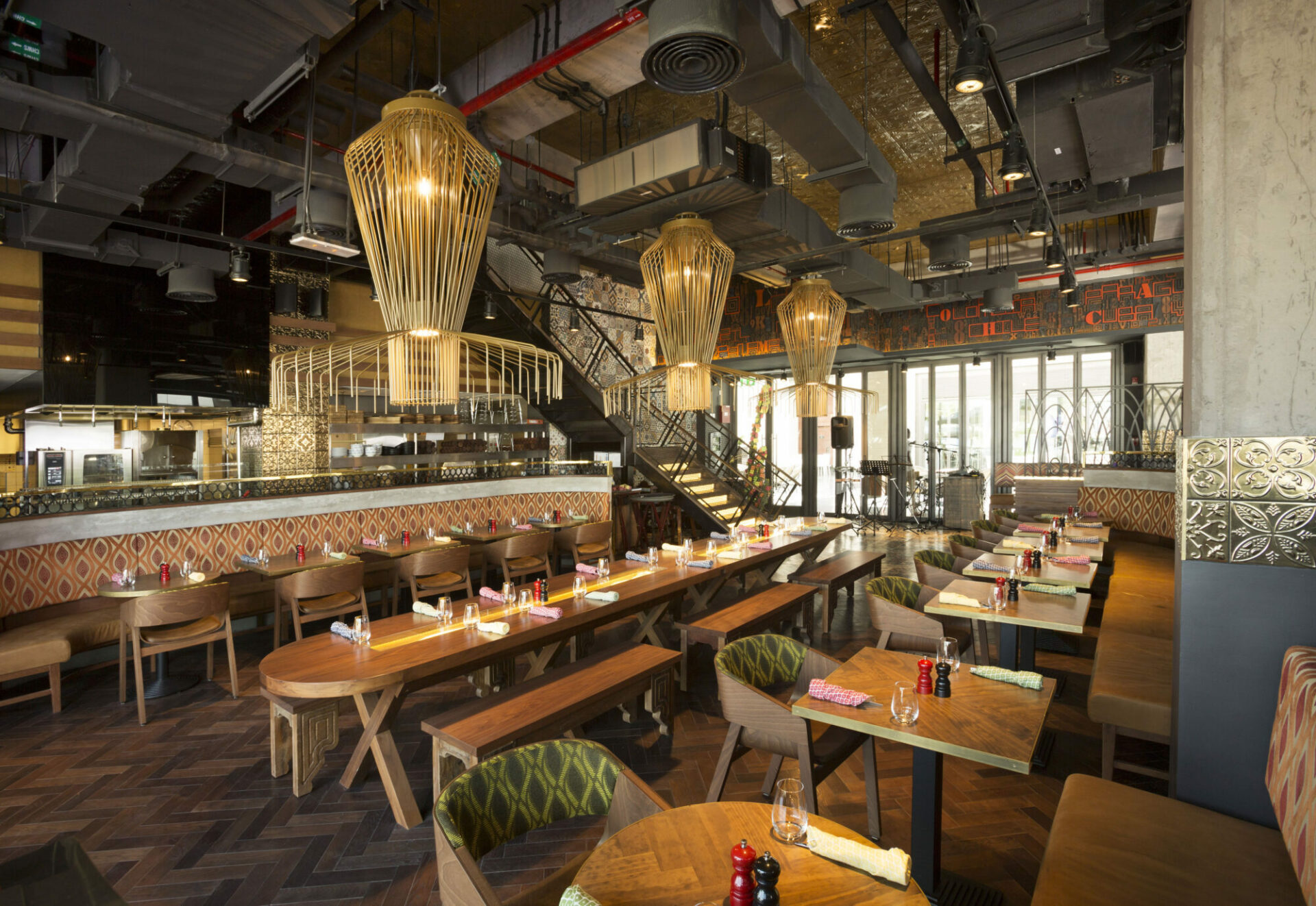 Harrison Designs Aztec-Inspired Interiors for Poco Loco Restaurant in Dubai
